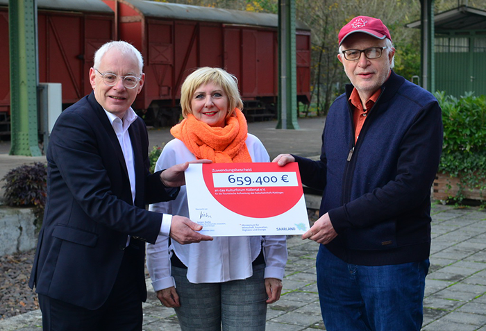 Das Land fördert die touristische Aufwertung des Kulturbahnhofs Püttlingen mit einem Zuschuss von 659.400 Euro.
